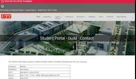 
							         The University of Trinidad and Tobago - Student Support ... - UTT								  
							    