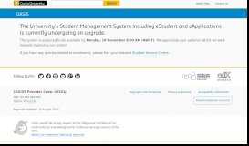 
							         The University's Student Management System ... - Curtin - Oasis								  
							    