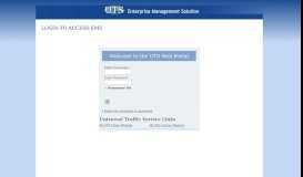 
							         the UTS Web Portal - Universal Traffic Service								  
							    
