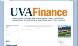 
							         The UVA Marketplace Registration Portal is now live! - UVA Finance								  
							    