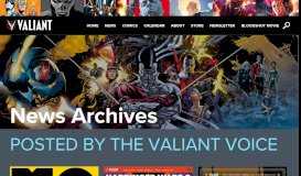 
							         The Valiant Voice | Valiant Entertainment								  
							    