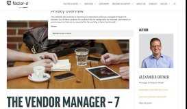 
							         The Vendor Manager - 7 tips for an improved Amazon Experience ...								  
							    