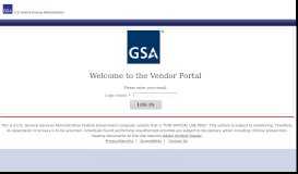 
							         the Vendor Portal - GSA								  
							    