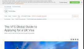 
							         The VFS Global Guide to Applying for a UK Visa								  
							    