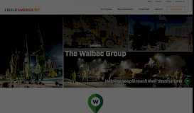 
							         The Walbec Group | I Build America								  
							    