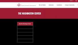 
							         The Washington Center | Saint Joseph's University								  
							    