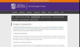 
							         The Washington Center (TWC) Program - University of Central Arkansas								  
							    