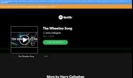 
							         The Wheatley Song by Harry Callaghan on Spotify								  
							    
