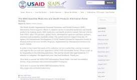 
							         The WHO Essential Medicines and Health Products Information Portal ...								  
							    