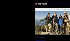 
							         The WinGate Difference | WinGate Wilderness Therapy								  
							    