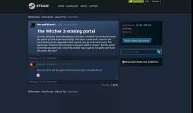 
							         The Witcher 3 missing portal :: Help and Tips - Steam Community								  
							    