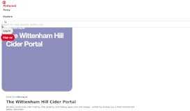 
							         The Wittenham Hill Cider Portal | Recipes | Cider making, Apple Juice ...								  
							    