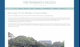 
							         The Women's College Wiki - WordPress.com								  
							    