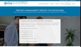 
							         The Woodlands Property Management Company | Lake Conroe ...								  
							    