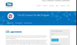 
							         The XO Connect On-Net Program - TBI Blog - Telecom Brokerage Inc.								  
							    