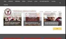 
							         Thea Bowman Leadership Academy (Grades K-12) / Homepage								  
							    