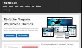 
							         ThemeZee: Einfache Magazin WordPress Themes made in Germany								  
							    