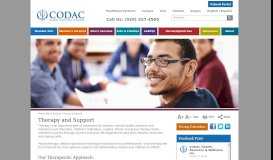 
							         Therapy & Support - CODAC								  
							    