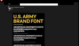 
							         There is now an official U.S. Army Font : army - Reddit								  
							    
