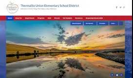 
							         Thermalito Union Elementary / Homepage								  
							    