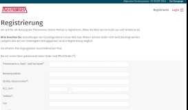 
							         Thermomess Online-Portal Registrierung								  
							    