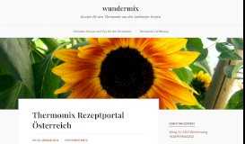
							         Thermomix Rezeptportal Österreich – wundermix								  
							    