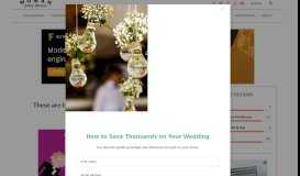 
							         These are the 5 Best Wedding Websites to Use for Your Wedding								  
							    