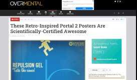 
							         These Retro-Inspired Portal 2 Posters Are Scientifically-Certified ...								  
							    