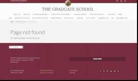 
							         Thesis, Treatise, and Dissertation | The Graduate School								  
							    