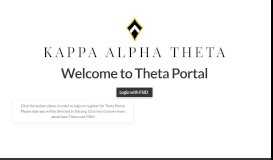 
							         Theta Portal - Kappa Alpha Theta								  
							    
