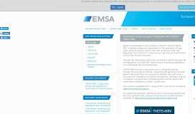 
							         THETIS MRV - EMSA - European Maritime Safety Agency								  
							    