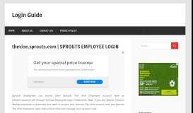
							         thevine.sprouts.com- THE VINE SPROUTS EMPLOYEE LOGIN								  
							    