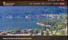 
							         Things to do Grand Lake CO, Summer Activities | Gateway Inn								  
							    
