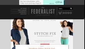 
							         Thinking About Stitch Fix? Here's What You'll Find - The Federalist								  
							    