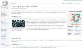 
							         Thinking with Time Machine - Wikipedia								  
							    