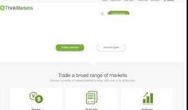 
							         ThinkMarkets: Forex Trading, CFD Trading, Metals Trading								  
							    