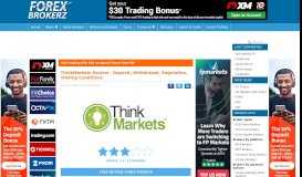 
							         ThinkMarkets Review - Deposit, Withdrawal, Regulation, Trading ...								  
							    