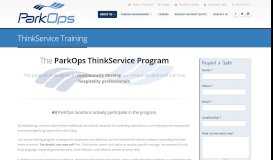 
							         ThinkService Training | ParkOps Parking Management								  
							    