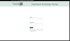 
							         ThinkTank Publisher Portal								  
							    
