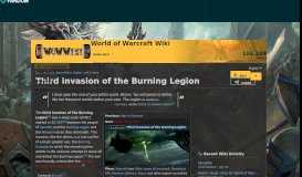 
							         Third invasion of the Burning Legion | WoWWiki | FANDOM powered ...								  
							    