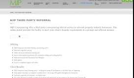 
							         Third Party Referral - MJP Conveyancing								  
							    