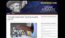 
							         “This Ain't Portal XXX”: You'll be GLaDOS you did | Porn Valley ...								  
							    