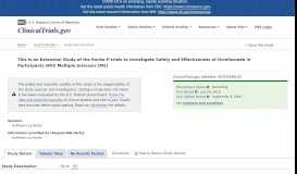 
							         This is an Extension Study of the Roche P-trial to ... - Clinical Trials								  
							    