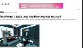 
							         This Portal 2 Mod Lets You Play Against Yourself | WIRED								  
							    