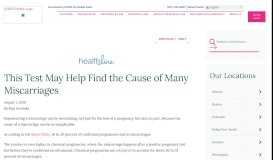 
							         This Test May Help Find the Cause of Many Miscarriages | CCRM ...								  
							    