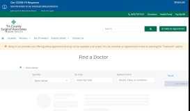 
							         Thomas C Litton MD - Find a Doctor | Tri-County Surgical Associates								  
							    