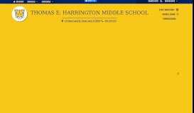 
							         Thomas E. Harrington Middle School - Home								  
							    