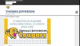 
							         Thomas Jefferson Middle School								  
							    