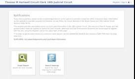 
							         Thomas M Hartwell Circuit Clerk 16th Judicial Circuit								  
							    