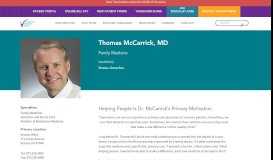 
							         Thomas McCarrick - Vanguard Medical Group								  
							    